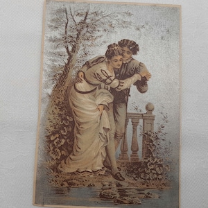 Zart gefärbte Handwerkskarte, NewDavis Vertikal-Nähmaschine, australische Ausstellung, c. Um 1880