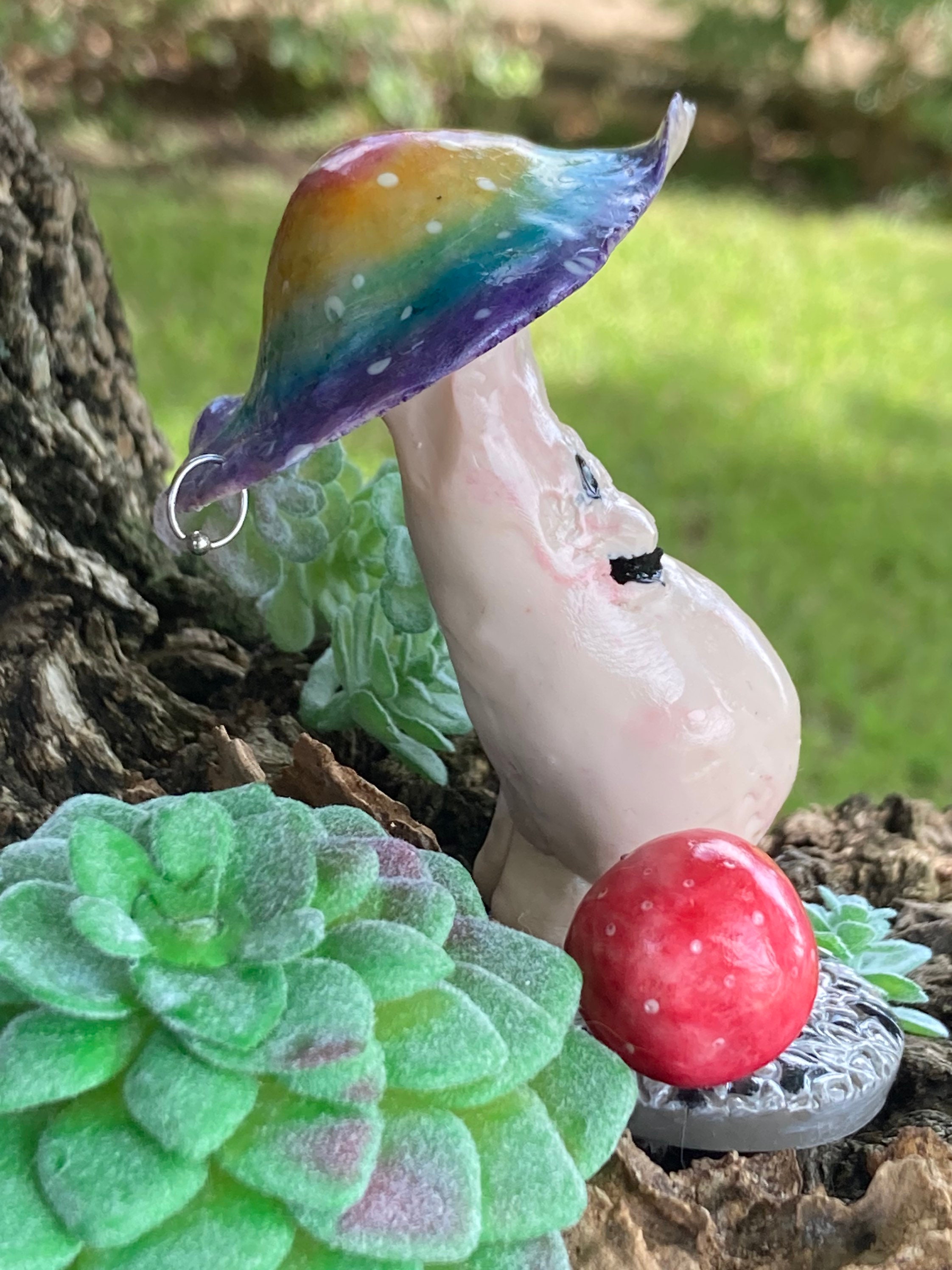 Mushroom /polymer clay / figurine / mushroomcore / clay Etsy