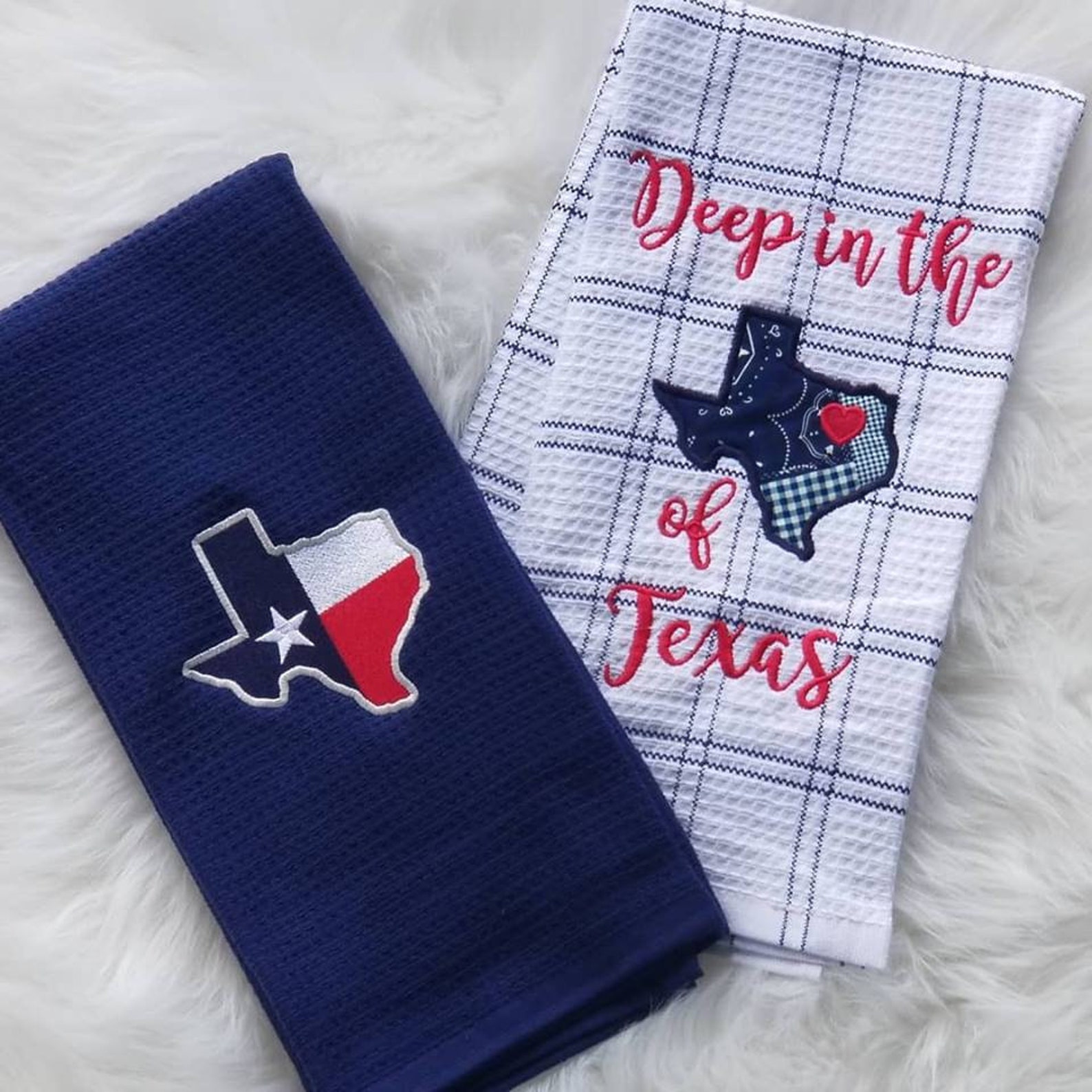 Texas Kitchen Towels Etsy