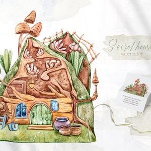 Download Outdoor Fairy House Clipart Watercolor Fairy Garden House Png Hedgehog House Clipart Tiny House Digital Illustration Magic Mushroom Png Art Collectibles Drawing Illustration Seasonalliving Com