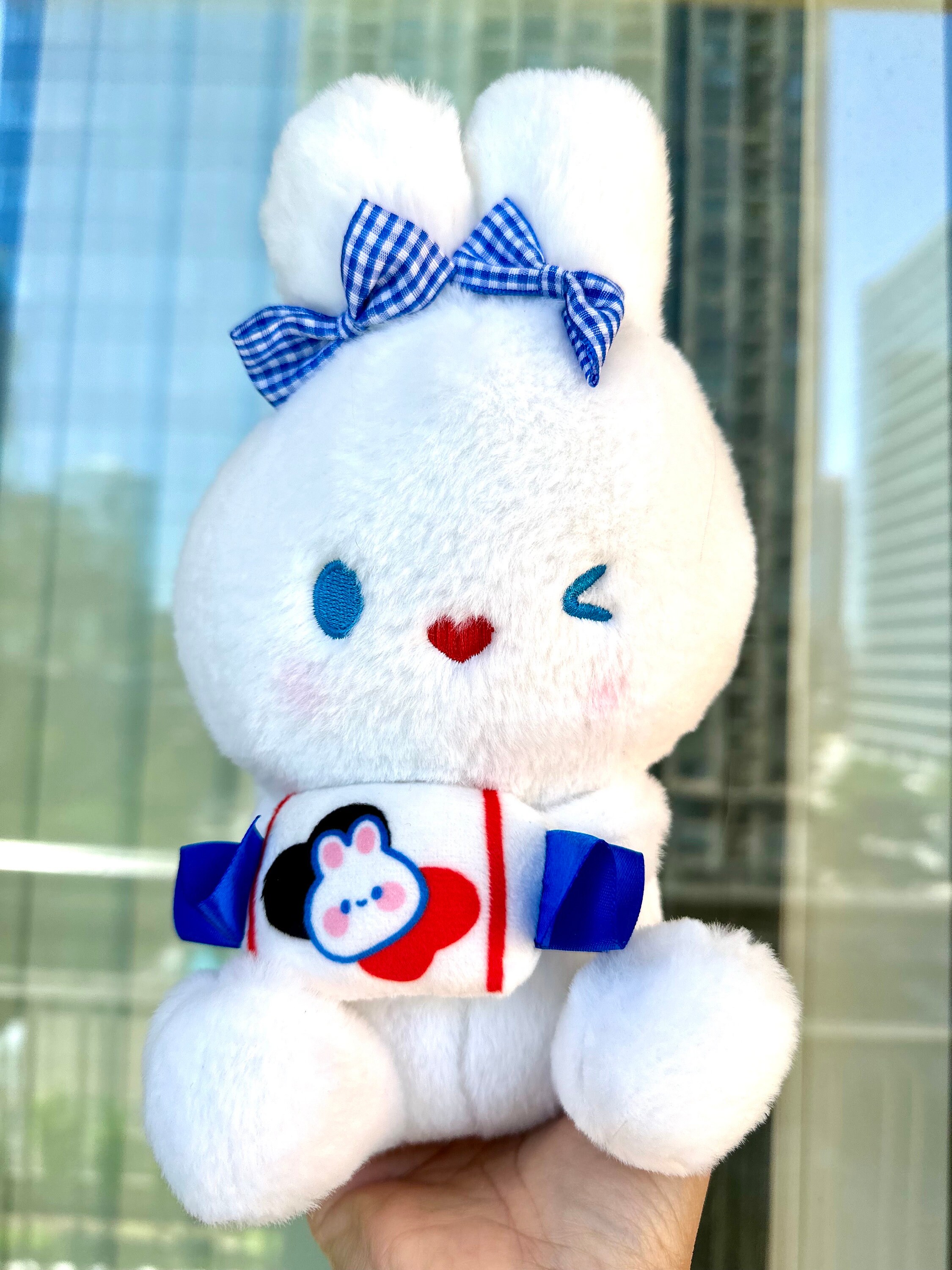 White Rabbit Candy Plush, Asian White Rabbit Candy Doll - Etsy