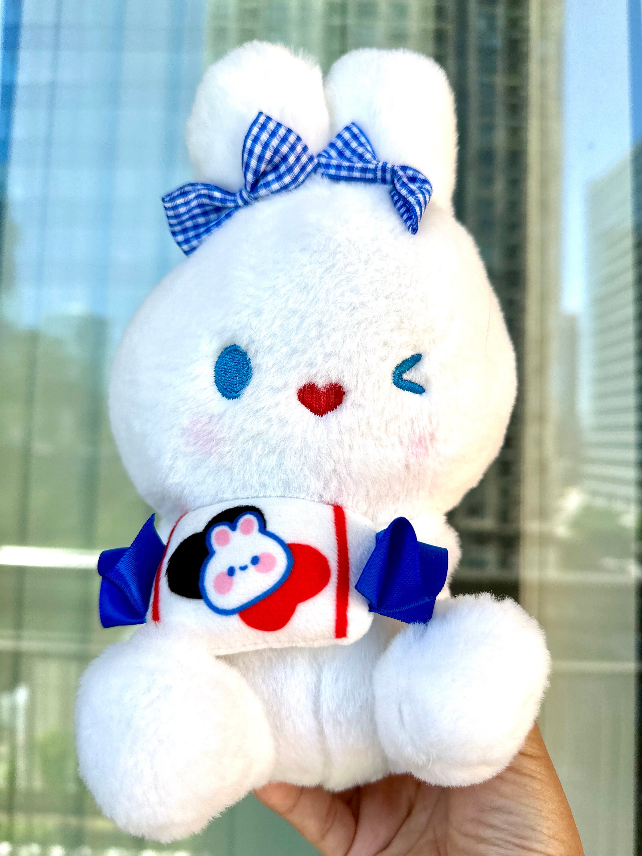 White Rabbit Candy Plush, Asian White Rabbit Candy Doll - Etsy