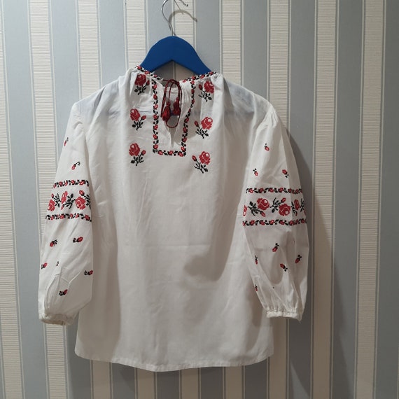 Ukrainian children's blouse, vintage, antique, emb