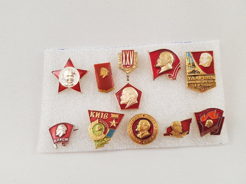 badges Russian/_Revolution propaganda communist revolution soviet badges pins pin Vladimir Lenin,Soviet propaganda badges