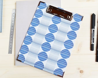 Clipboard DIN A5 | Dark Blue - Indigo | 100% recycled paper | Printed climate-neutrally