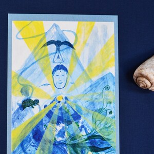 Postkarte "We carry the wisdom" - Human Design Linie 2 "Eremit|Naturtalent"