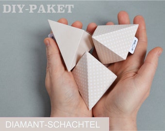 DIY-PAKET Diamantschachteln inklusive Stempel