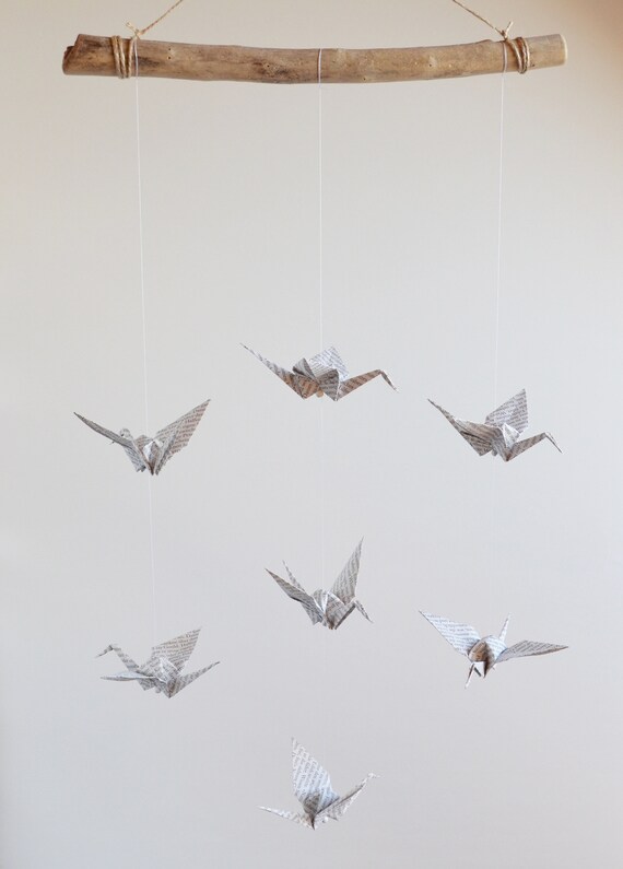Origami Mobile Kranich Optik Buchtext