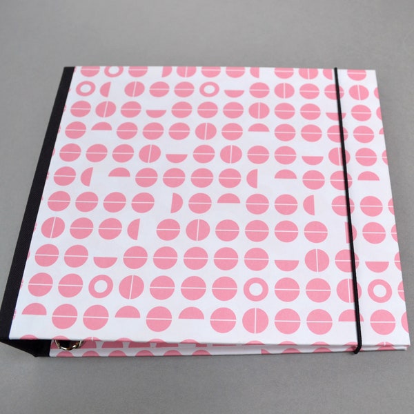 Small photo album / recipe folder / scrapbooking album filled with 25 pages (160g paper)