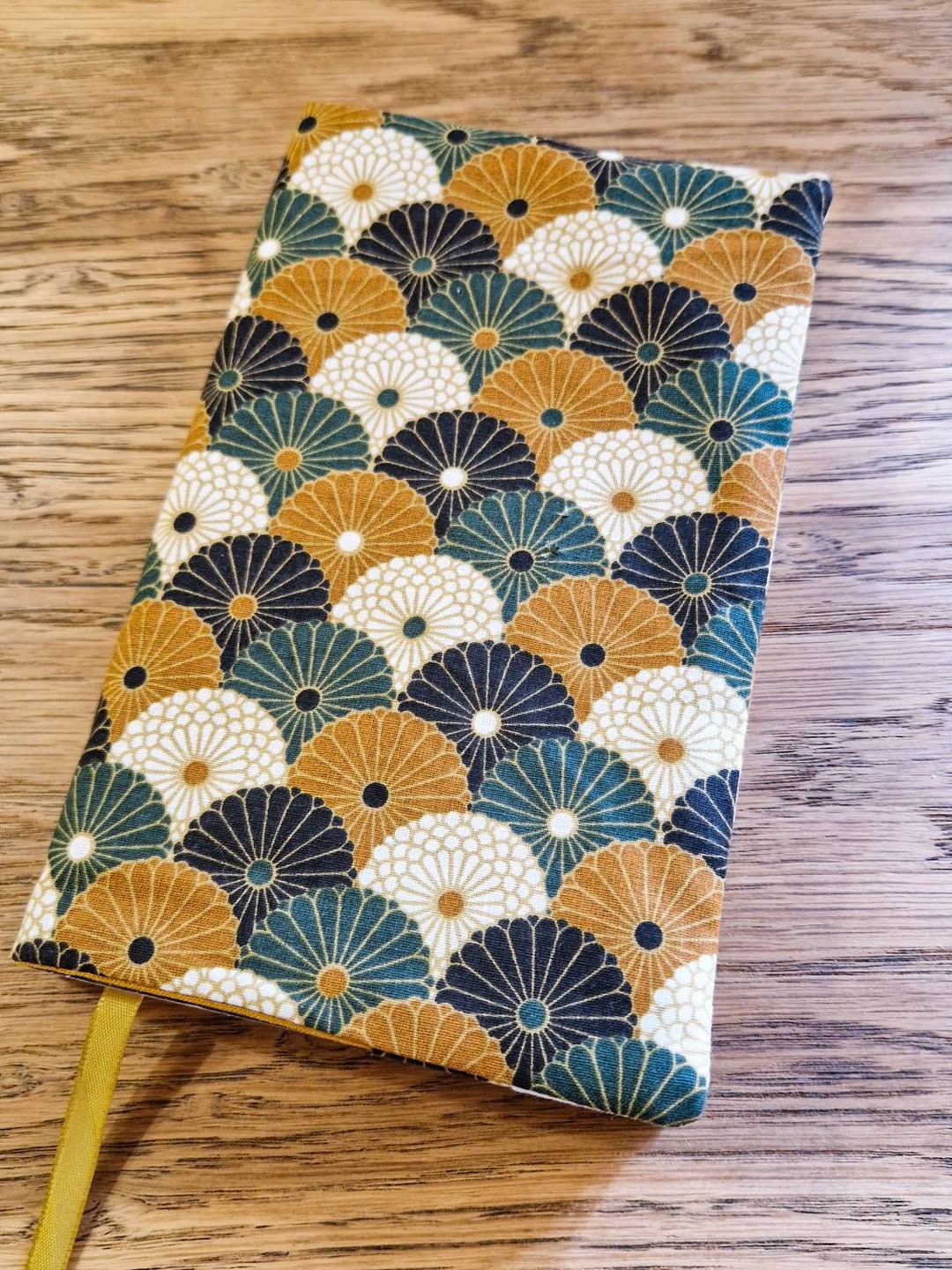 Pocket Book Cover With Integrated Bookmark Pocket/book Cover Etsy
