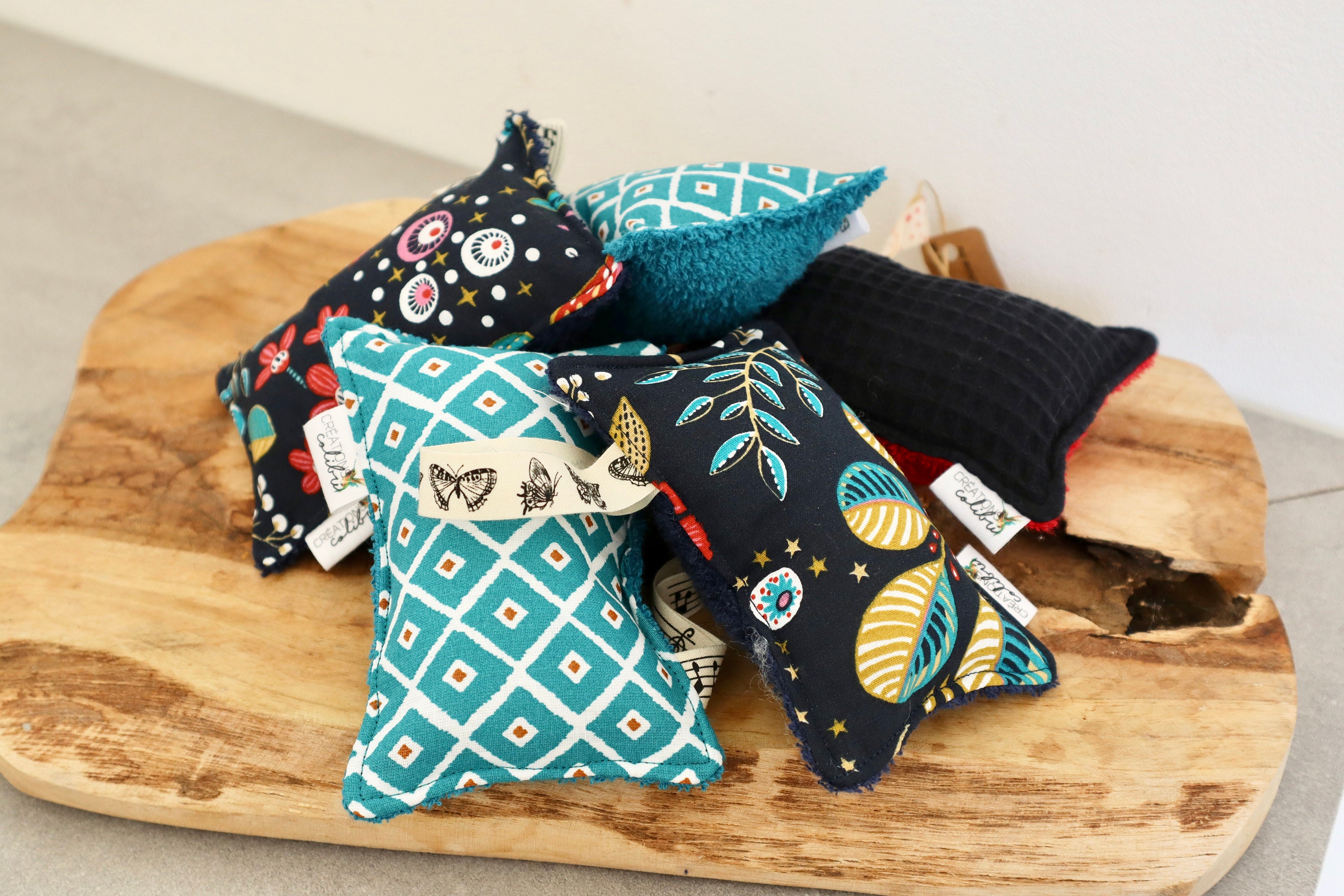 Éponge Lavable - Éponge de Coton/Coton Imprimé Zéro Déchet