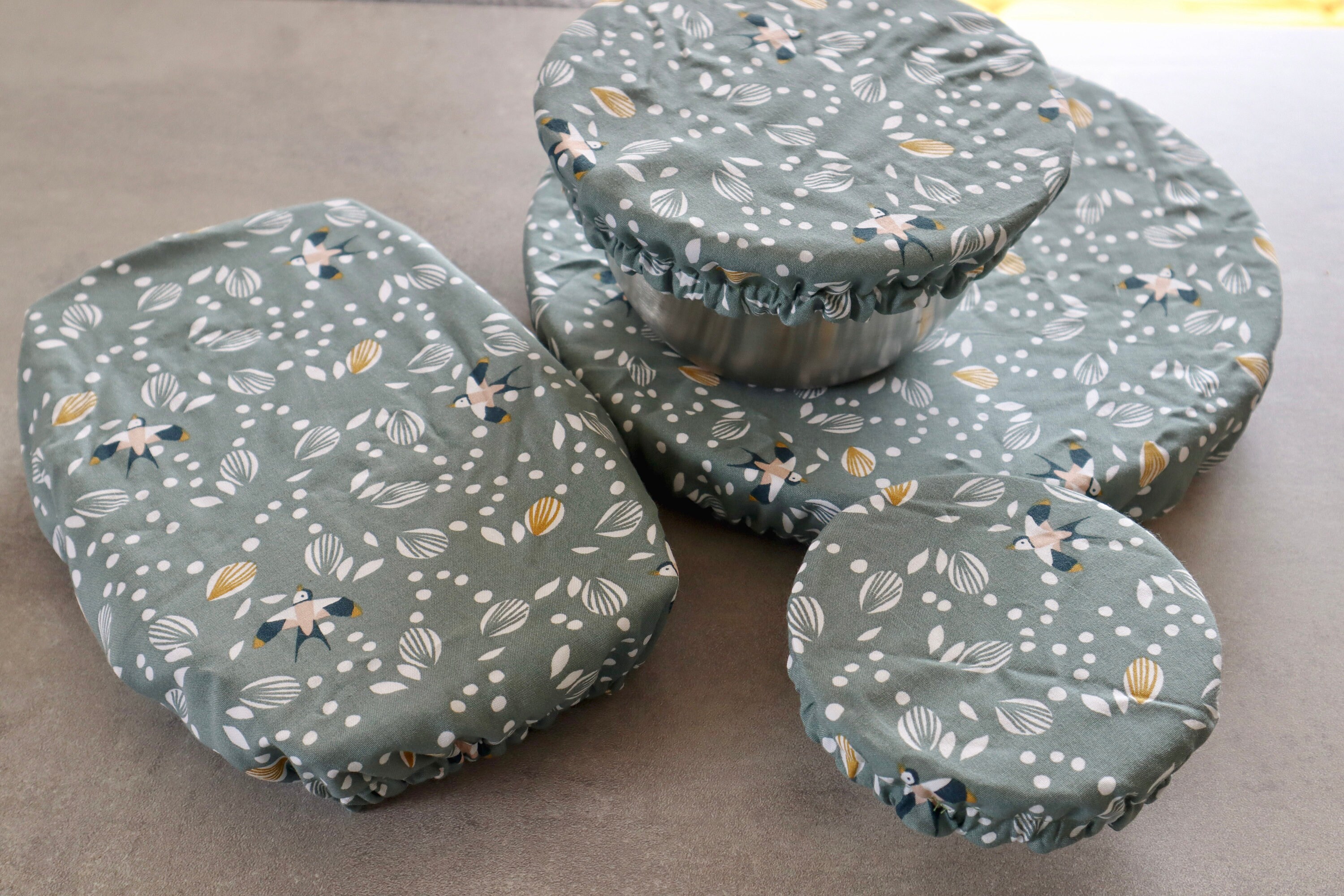 Couvre-Plat, Charlotte Alimentaire en Coton et Pul Oeko-Tex®