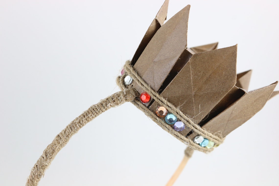 Origami Paper Crown / Tiara Costume Prop Headband Birthday Etsy Australia