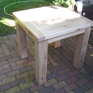 Solid dining table, kitchen table made of pallet wood, image 1