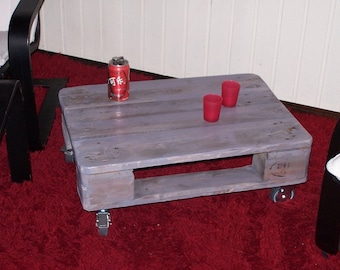 Coffee Table 6 "Grey Edition" from Old Pallet