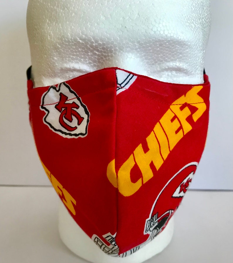 Team Sports FACE MASK Football 3 Layers 100Cotton Nose Etsy