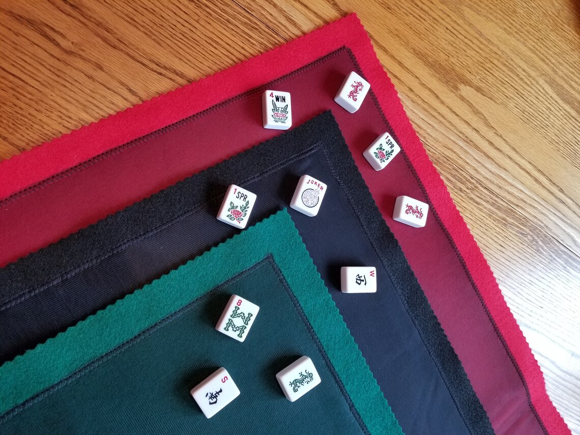 Mahjong and Rummikub Table Mat Etsy