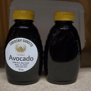 Country Sweets Raw Advocado Honey 16 oz.