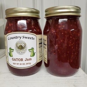 Country Sweets Gator Jam 20 oz Jar