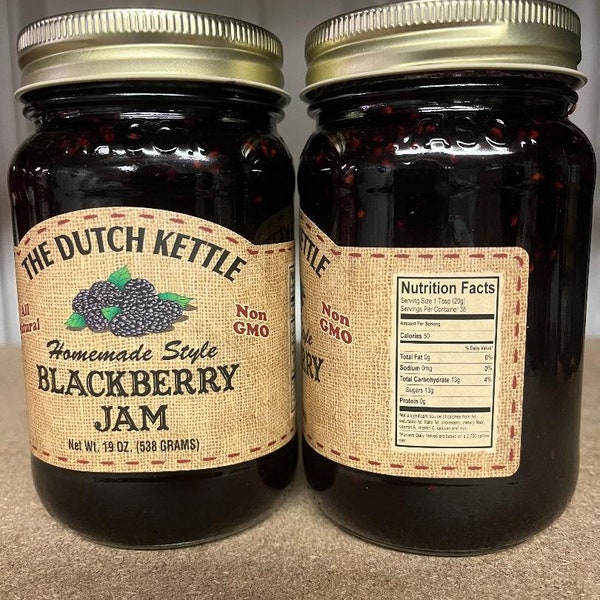 Dutch Kettle All-Natural Homestyle Blackberry Seeded 19 Oz