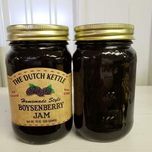 Dutch Kettle All-Natural Boysenberry jam 19 oz Jar