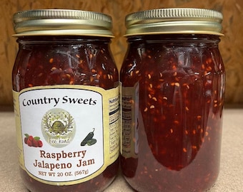 Country Sweets Raspberry Jalapeno Jam 20 oz