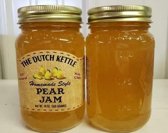 Dutch Kettle All Natural  Pear Jam 19 oz Jar