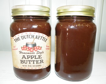 Dutch Kettle All-Natural Homestyle Apple Butter 19 Oz