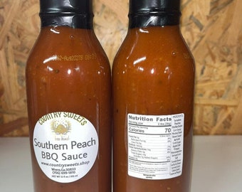 Country Sweets Southern Peach BBQ Sauce 13.5 fl.oz