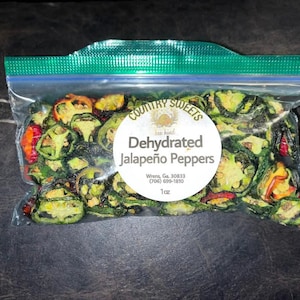 Country Sweets Dehydrated Jalapeno Slices 1 Oz Bag