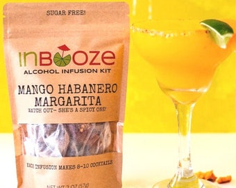 Mango Habanero Margarita Alkohol Infusion Cocktail Kit - Perfekt für Gewürzliebhaber!