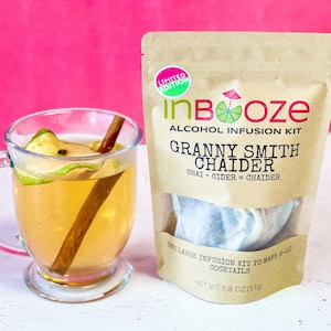 Granny Smith Chaider Alcohol Infusion Cocktail Kit - Great infusion for whiskey, rum or vodka!