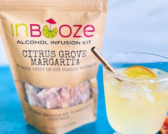 Citrus Grove Orange Margarita Alcohol Infusion Cocktail Kit - Ideal für Tequila Liebhaber!