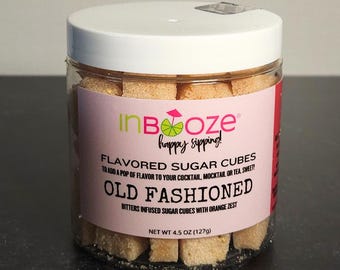 Old Fashioned Bitters Infused Sugar Cubes: Cocktail & Mocktail Mixers