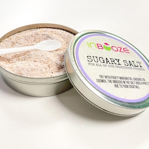 Sugary Cocktail Salt - Handcrafted Cocktail Salt Rim Tin