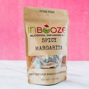 BESTSELLER! Spicy Margarita Cocktail Kit to Infuse Tequila by InBooze
