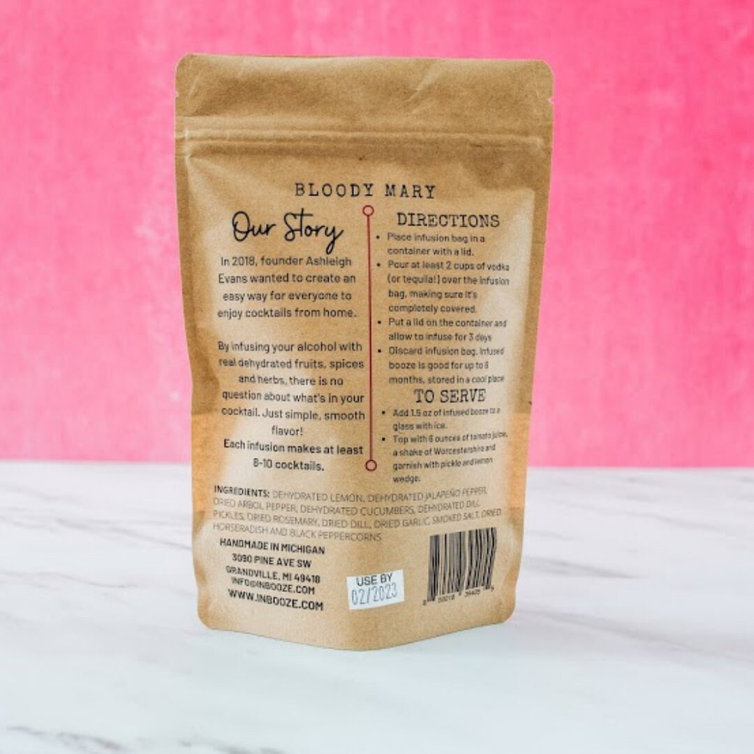 InBooze® Bloody Mary Vodka or Tequila Infusion Kit Try Now Etsy