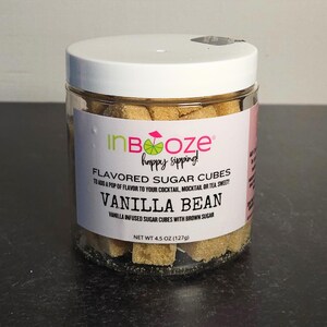 Vanilla Bean Flavored Sugar Cubes: Cocktail & Coffee Sweetener