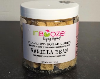 Vanilla Bean Flavored Sugar Cubes: Cocktail & Coffee Sweetener