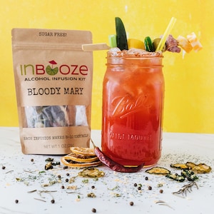 Bloody Mary Alcohol Infusion Cocktail Kit - Try with Vodka or Tequila!