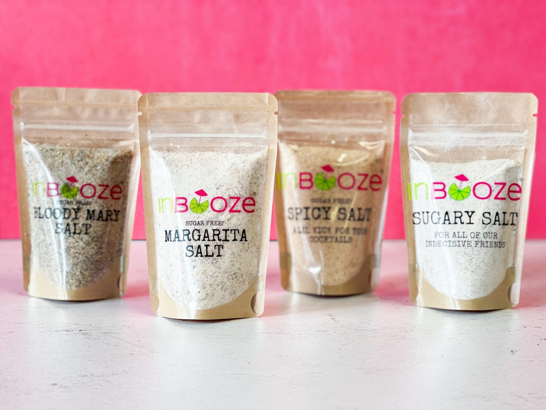 Cocktail Salt Gift Set Box - Margarita Salt, Spicy Salt, Bloody Mary ...