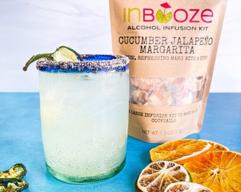 Gurke Jalapeño Margarita - Tequila Infusion Cocktail Kit - Perfekt für Margarita Liebhaber!