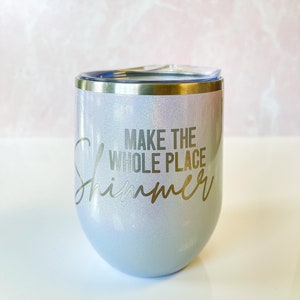 Eras Tour Inspired Cup Sparkly Taylor Swift Swiftie Stemless Wine Glass Concert Cup image 3
