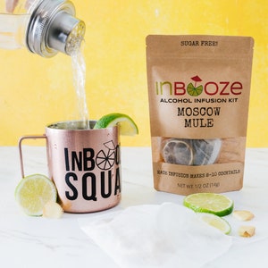Classic Mule Alcohol Infusion Cocktail Kit - Infuse Vodka, Rum or Gin!