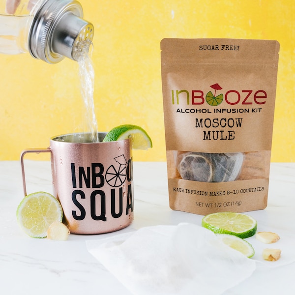 Classic Mule Alcohol Infusion Cocktail Kit - Infuse Vodka, Rum or Gin!