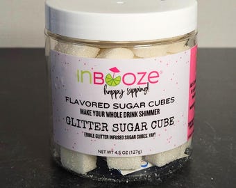 Glitter Sugar Cubes: Cocktail & Mocktail Shimmer