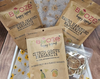 Cocktail Infusion Trio Gift Set: Margarita, Paloma, Whiskey