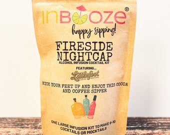 Fireside Nightcap Coffee and Cocoa Alcohol Infusion Cocktail Kit