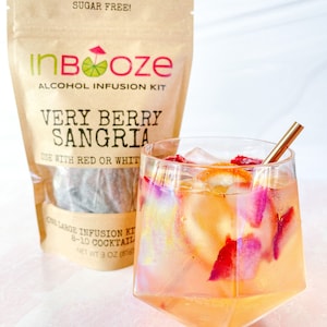 Very Berry Sangria - Fruity wine infusion cocktail kit for red or white wine - Great housewarming gift!