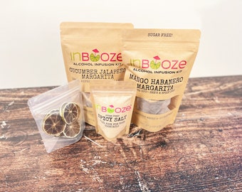 Margarita & Tequila Lovers Basket - Craft Cocktail Gift Set - 3 fun options!